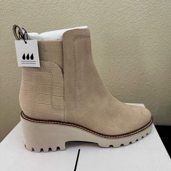 Dolce Vita Shoes - Dolce Vita Huey H2O Wide Booties Dune Suede Size 8 NIB